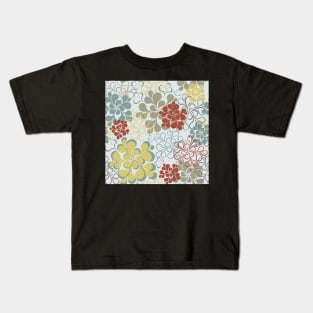 Floral retro pattern Kids T-Shirt